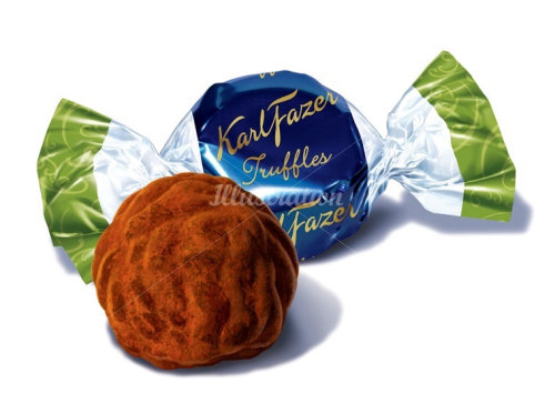 Advertising of Karl Fazer Truffles