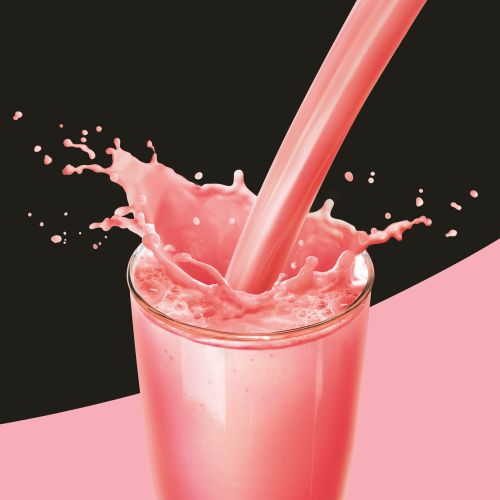 An image of a strawberry milkshake