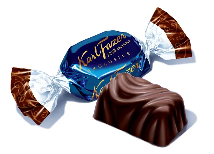 Computer generated KarlFazer chocolate
