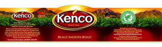 Ilustración de embalaje para café Kenco