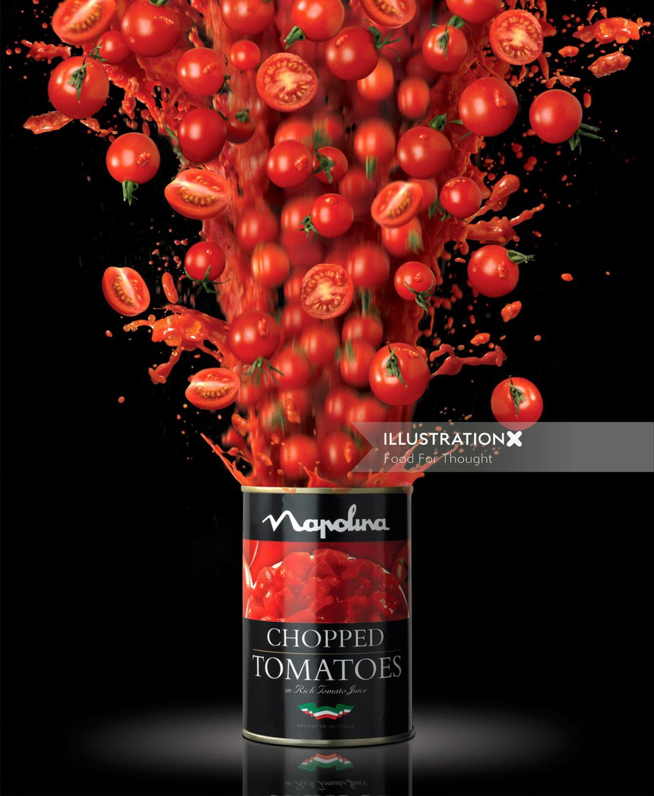 Tomates hachées Food &amp; Tomotoes
