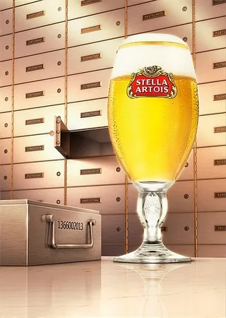 Stella Artois advertising illustration