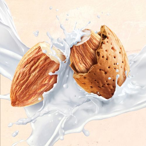 Almond milk illustration for Australia's Own