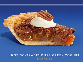 Pecan pie illustration for Oikos luxury yogurt range