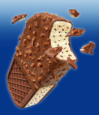 とてもおいしいコンボチョコレートアイスクリームサンドイッチロリポップ