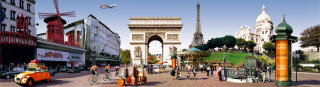 Vista panorámica de París
