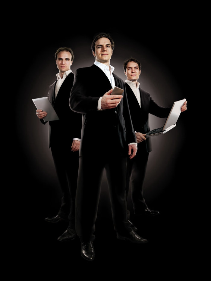 Business Executives in black suit
