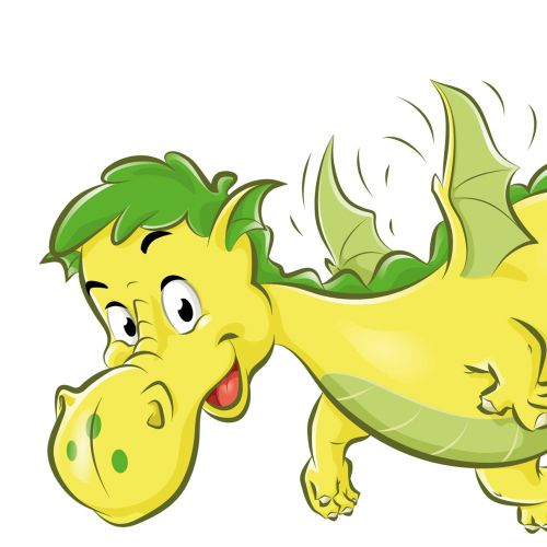 Cartoon & Humour flying dragon
