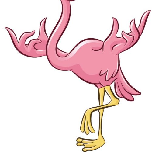 Cartoon & Humour Pink bird
