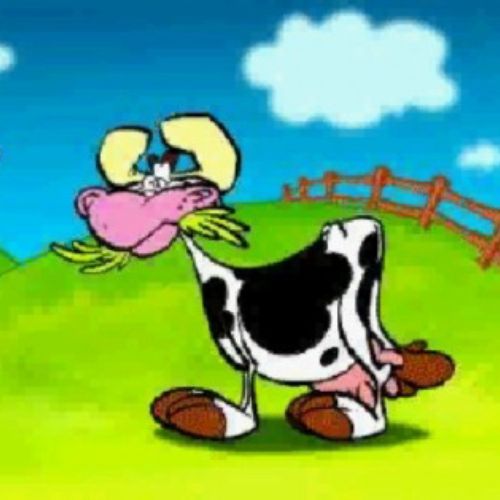 Animation of Cow with UFO