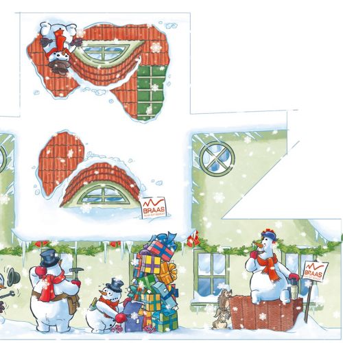 Cartoon & Humour snow man collage
