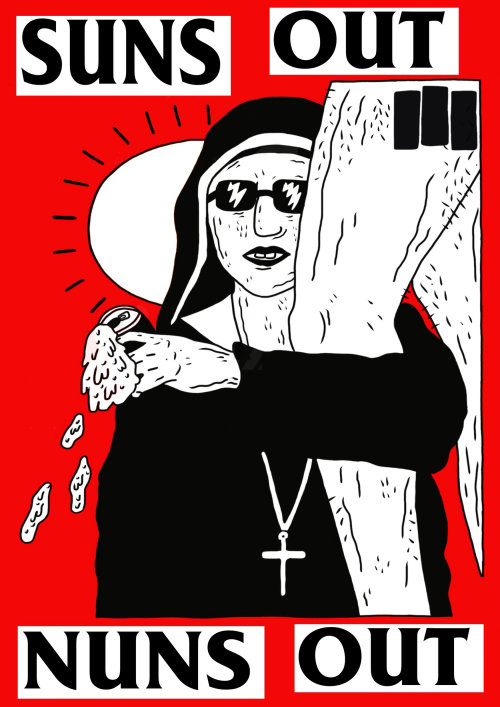 Nuns out Album Graphic cover 