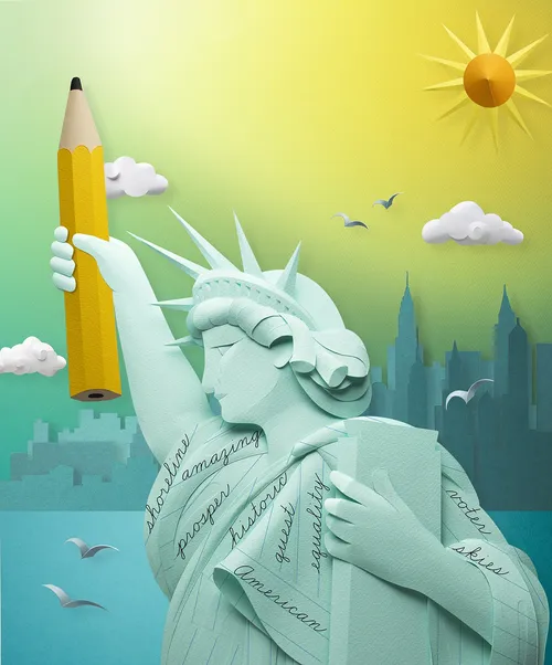 Illustration der Freiheitsstatue
