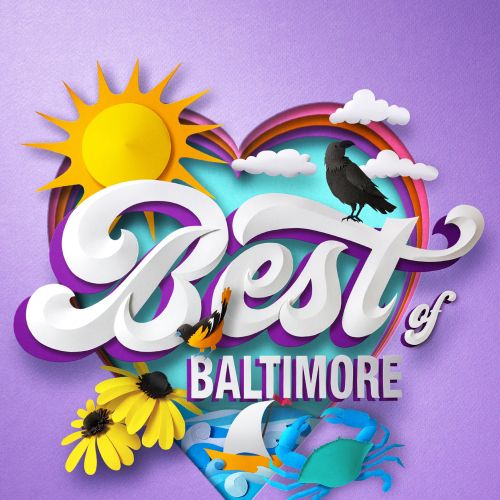 Best of Baltimore hand lettering