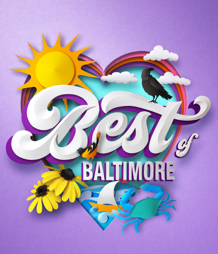Best of Baltimore hand lettering