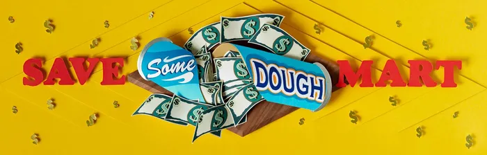 Paper art save some dough
