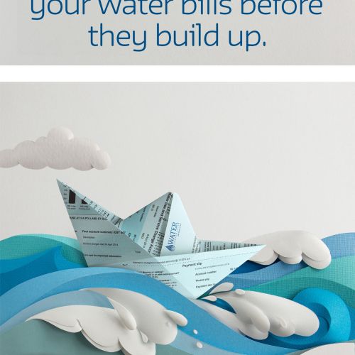 Advertising illustration of Water Corporation Australia