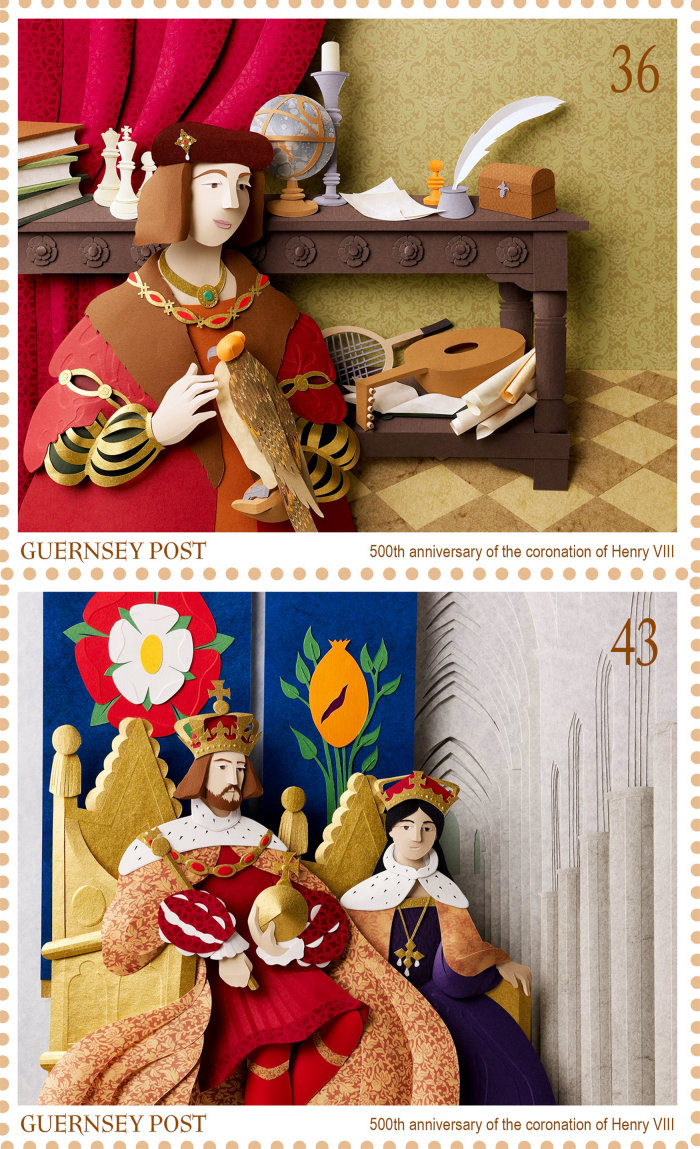Guernsey Post's Henry VIII stamp