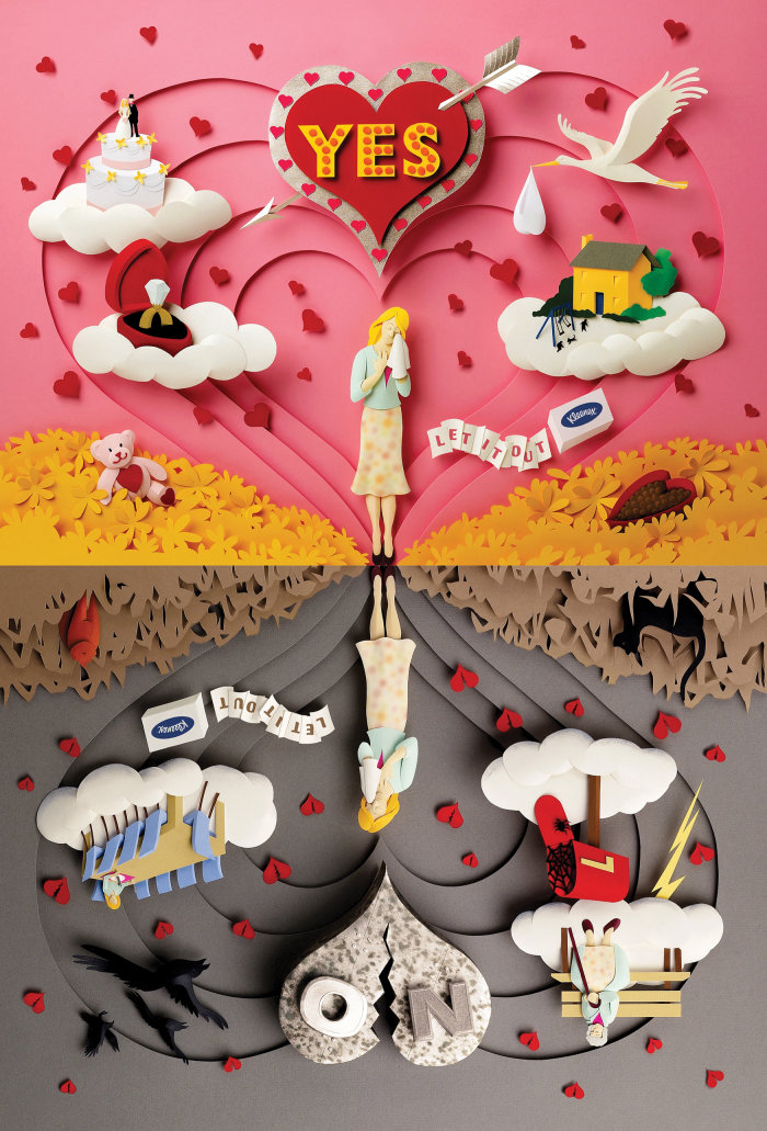 Campagne d&#39;animation Kleenex Let It Out