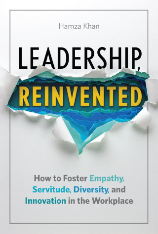 "Leadership Reinvented" book cover design