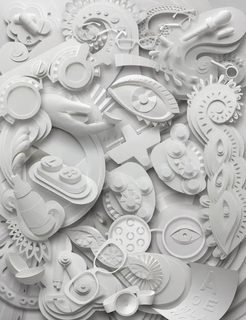 Illustration zum Thema Papierschnitt im medizinischen Kontext
