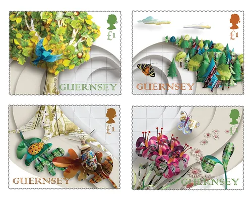 Gail Armstrong entwarf Briefmarken für Guernsey