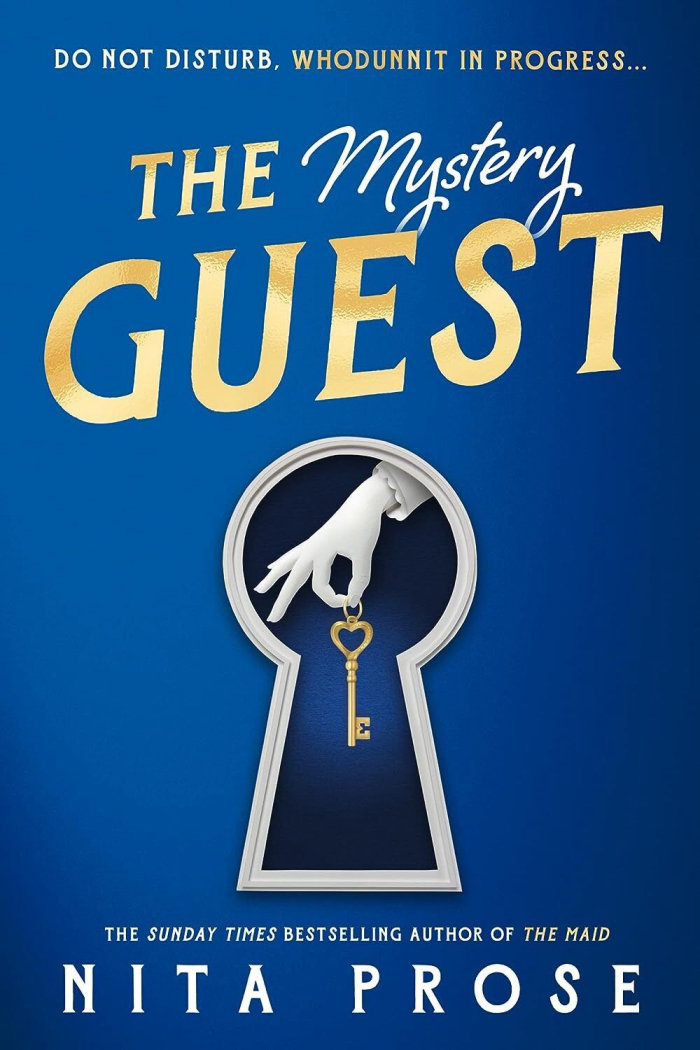 "The Mystery Guest" novel cover design