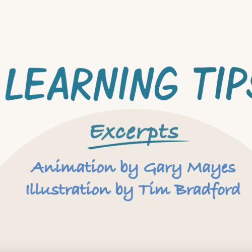learning tips excerpts animation

