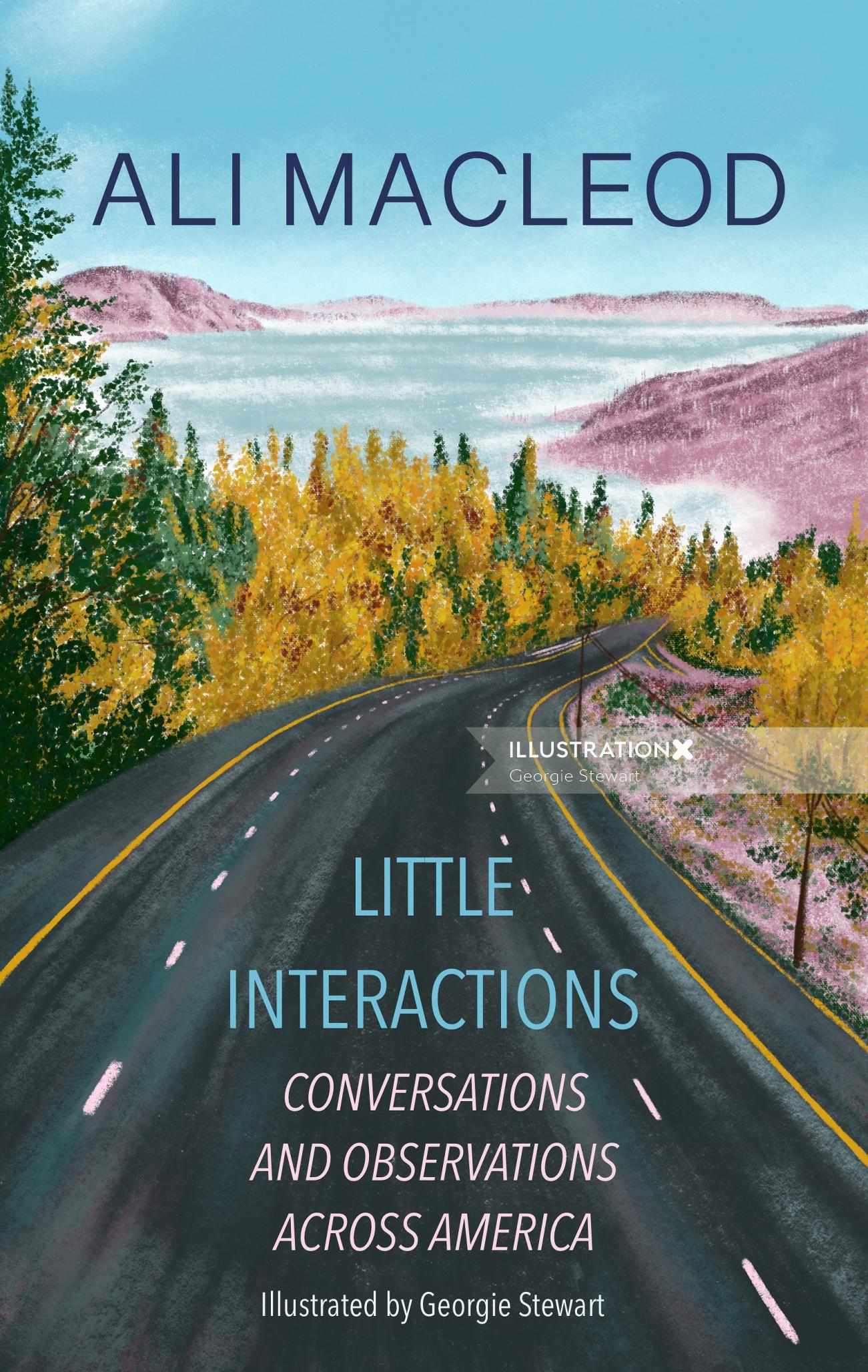 Ali MacLeod の「Little Interactions」のブックカバー アートワーク
