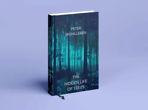 Mock up of cover artwork for ‘The Hidden Life of Trees’