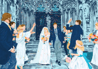 Wedding artwork for Will Rowles