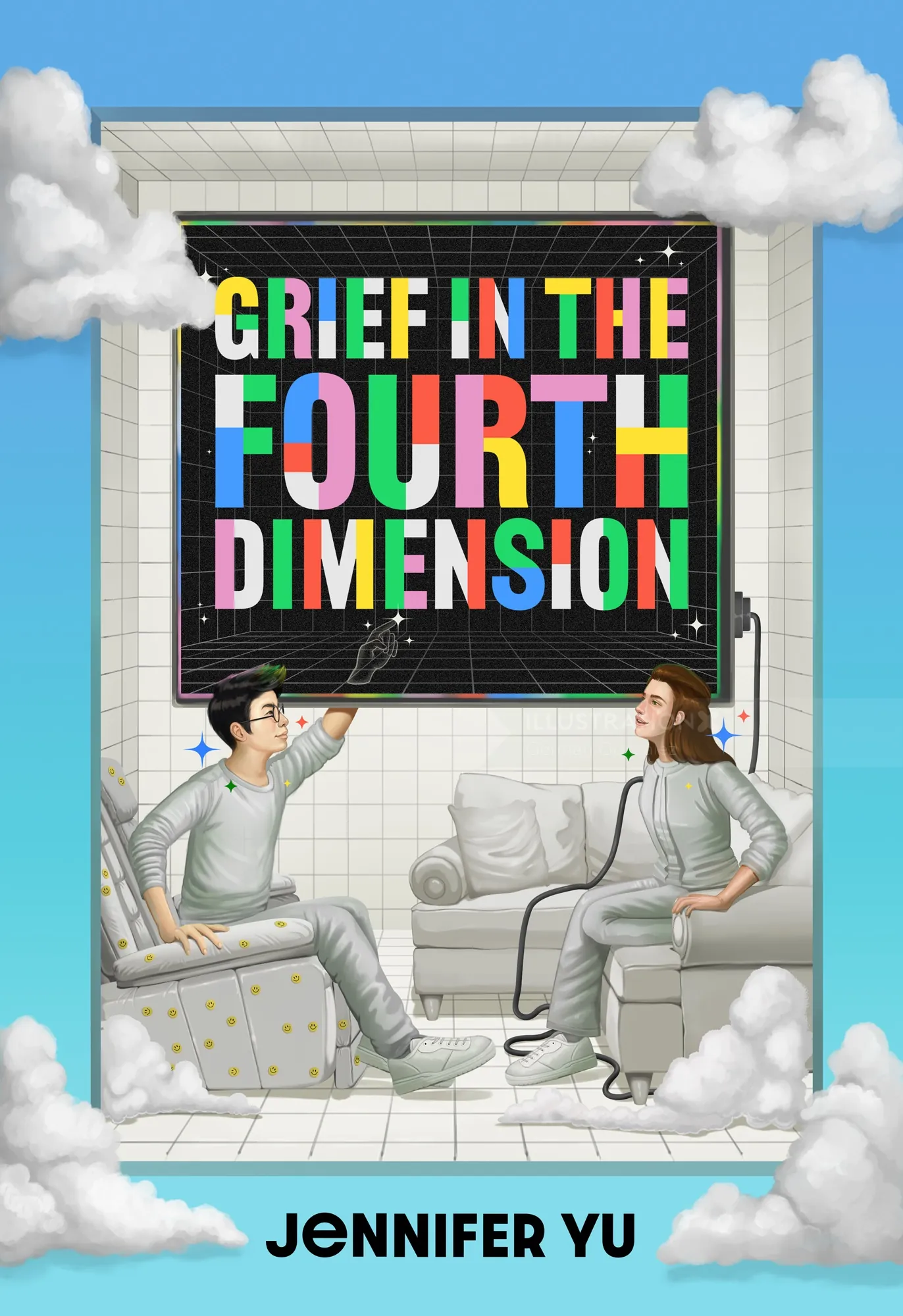 Surreal cover for Grief in the Fourth Dimension by German Gonzalez