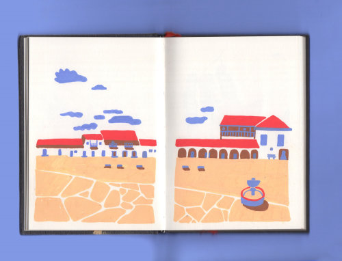 Design da página de livro de Villa de Leyva