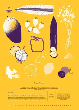 Food Cook up vibrant illustration