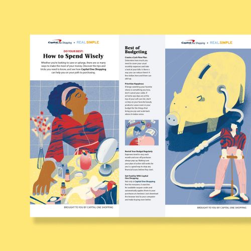 Leitartikel zum Thema persönliche Finanzen, illustriert von Gina Rosas Moncada