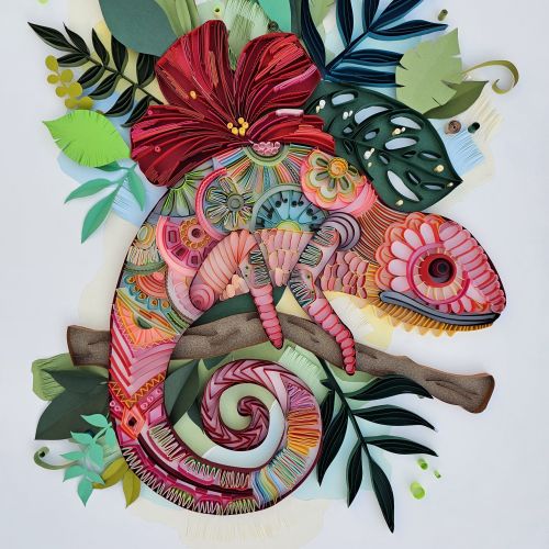 Glimpsecraft Paper Art Illustrator from India