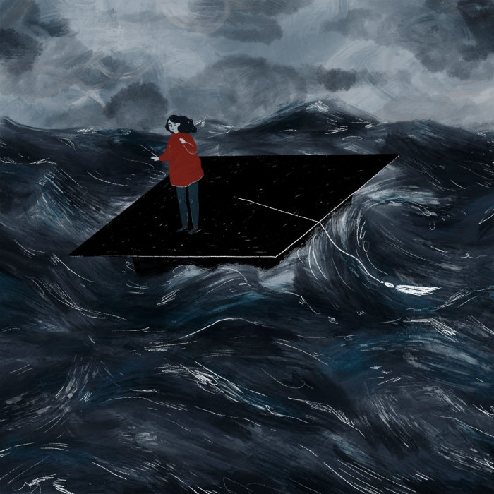 Illustration highlighting the emotions of recent graduates.