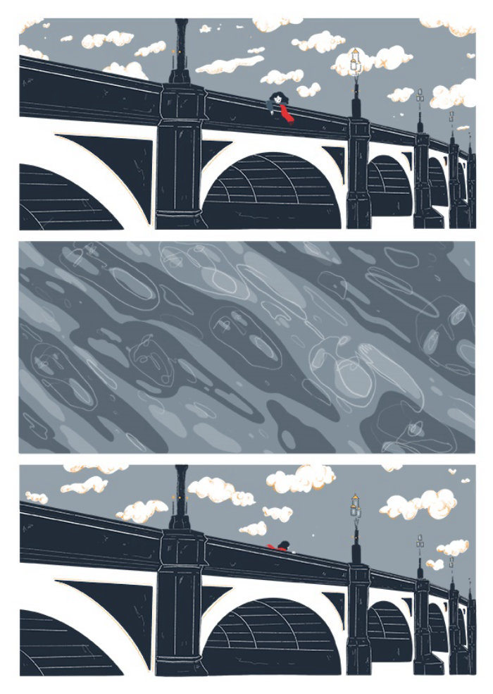 ロンドン橋のデジタル絵画