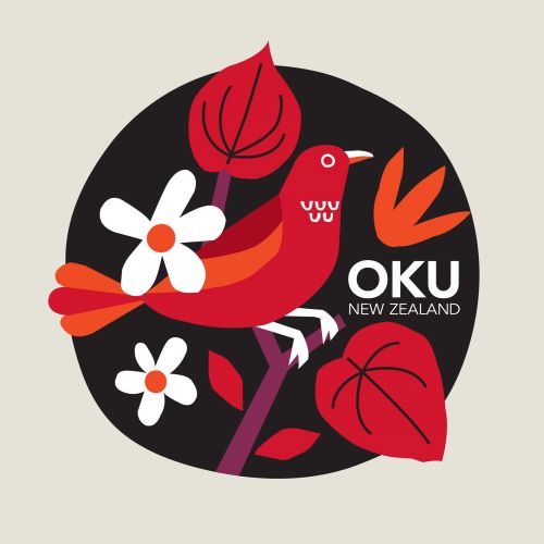 Tea label design for Oku NZ