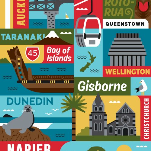 Greg Straight Places & Locations Illustrator from New Zealand