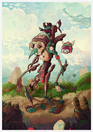 Doctor's trip! Illustration by Gustavo Brigante
