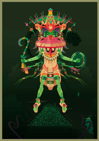 Quetzalcoatl illustration