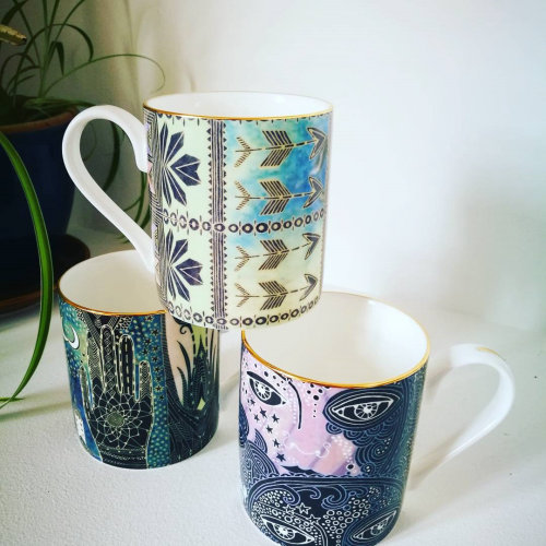 Decorative mugs
