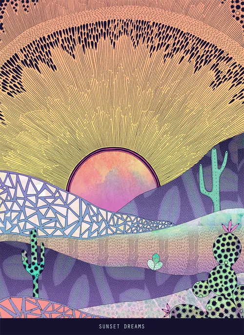 Decorative Sunset dreams
