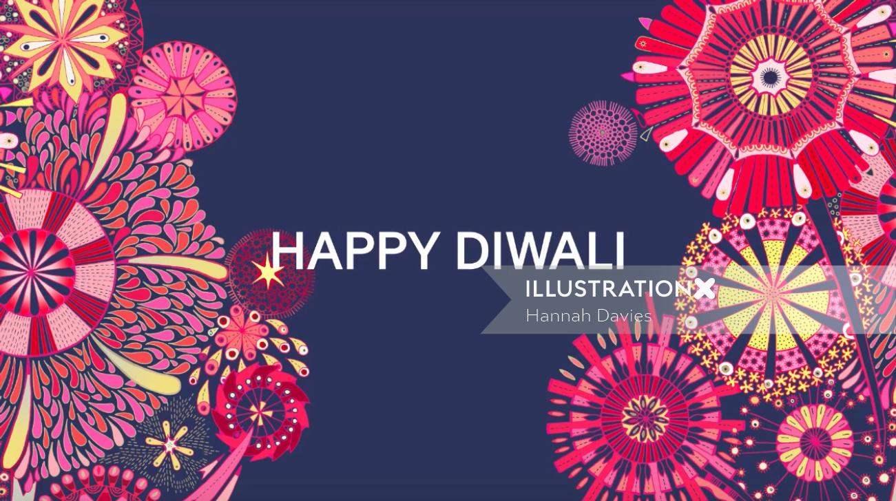 Animação Feliz Diwali