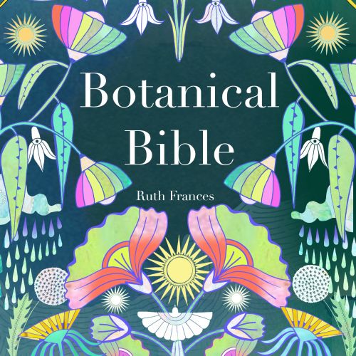 Colorful botanical book cover illustration by Hannah Davies