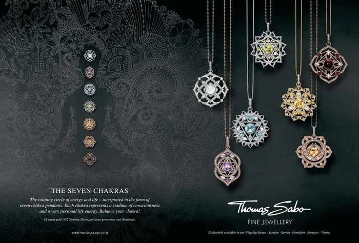 Thomas sabo chakra jewellery - An illustration by Hannah Davies