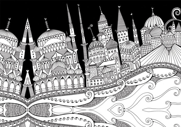 Conceptual illustration of Istanbul