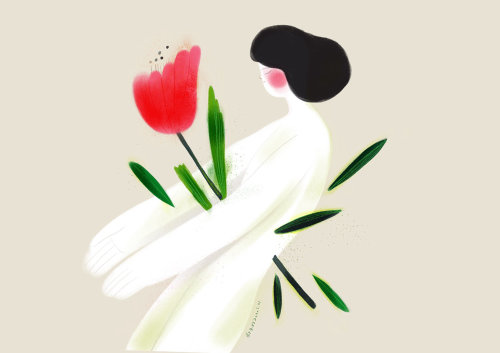 Illustration de printemps par Hao Hao