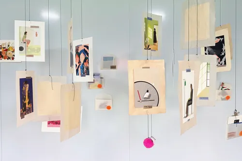 A record of a small art exhibition